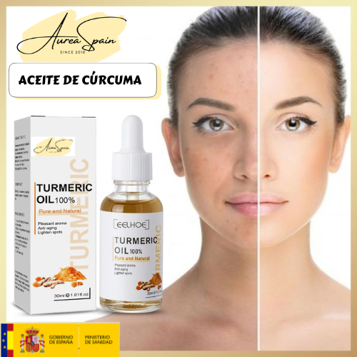 GlowPure™ Aceite de Cúrcuma 100% Natural ✨